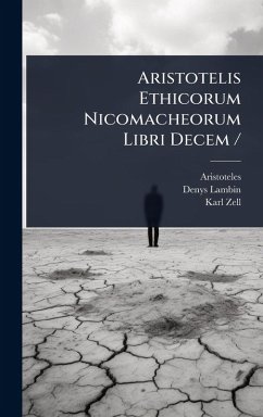 Cover Aristotelis Ethicorum Nicomacheorum Libri Decem