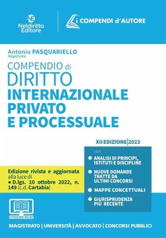 Compendio di diritto internazionale privato e processuale - Pasquariello, Antonio