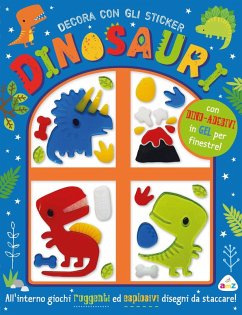 Cover Dinosauri. Decora con gli sticker