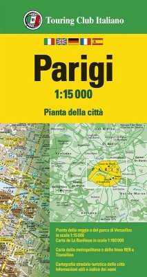 Cover Parigi 1:15.000. Pianta della città