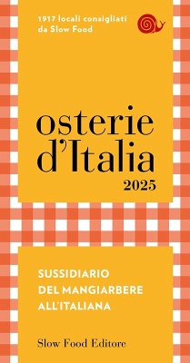 Cover Osterie d'Italia 2025. Sussidiario del mangiarbere all'italiana