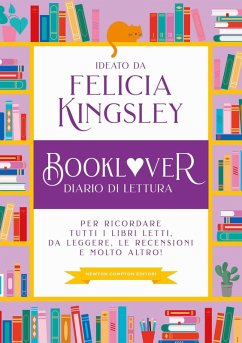 Cover Booklover. Diario di lettura. Per ricordare tutti i libri letti, da leggere, le recensioni e molto altro!