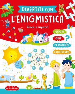 Cover Divertiti con l'enigmistica 8-10 anni