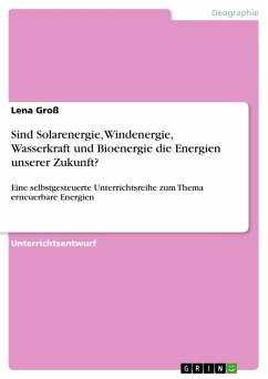 Sind Solarenergie, Windenergie, Wasserkraft und Bioenergie die Energien unserer Zukunft? (eBook, PDF)