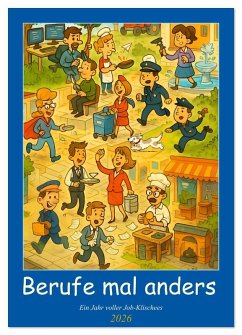 Berufe mal anders - Ein Jahr voller Job-Klischees (Wandkalender 2026 DIN A3 hoch), CALVENDO Monatskalender