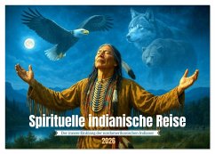 Spirituelle indianische Reise (Tischkalender 2026 DIN A5 quer), CALVENDO Monatskalender Cover Spirituelle indianische Reise (Tischkalender 2026 DIN A5 quer), CALVENDO Monatskalender