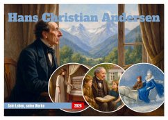 Cover Hans Christian Andersen. Sein Leben, seine Werke (Tischkalender 2026 DIN A5 quer), CALVENDO Monatskalender