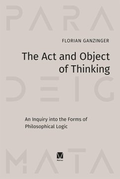 Cover The Act and Object of Thinking
