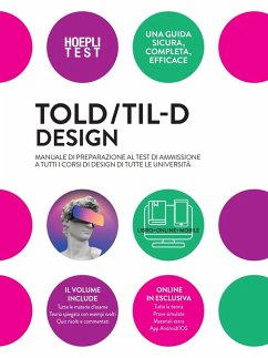 Cover TOLD/TIL-D Design. Manuale di preparazione al test di ammissione a tutti i corsi di Design di tutte le università