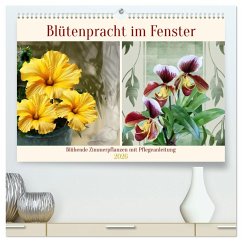 Cover Blütenpracht am Fenster (hochwertiger Premium Wandkalender 2026 DIN A2 quer), Kunstdruck in Hochglanz