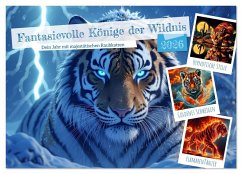 Cover Fantasievolle Könige der Wildnis (Wandkalender 2026 DIN A4 quer), CALVENDO Monatskalender