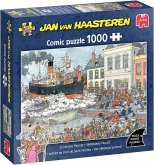 Jumbo 1110100537 - Jan van Haasteren, Der Nikolaus kommt!, Comic-Puzzle, 1000 Teile