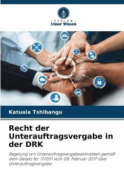 Cover Recht der Unterauftragsvergabe in der DRK