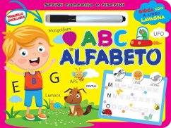Cover A B C alfabeto. Scrivi e cancella