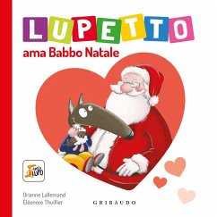 Cover Lupetto ama Babbo Natale. Amico lupo