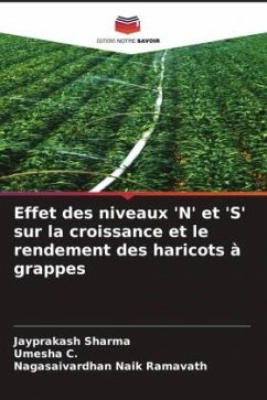 Cover Effet des niveaux 'N' et 'S' sur la croissance et le rendement des haricots à grappes