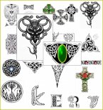 Keltische Tattoos und Keltische Buchstaben Tattos. (eBook, ePUB)