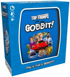 Cover Winning Moves WM05519ML1-6 - Top Trumps GODDIT!, Reaktionsspiel, Partypiel, Familienspiel
