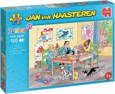 Jumbo 1110100531 - Jan van Haasteren Junior 20, Kreativ mit Ton, Comic-Puzzle, 150 Teile Jumbo 1110100531 - Jan van Haasteren Junior 20, Kreativ mit Ton, Comic-Puzzle, 150 Teile