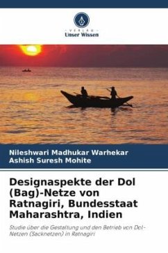Cover Designaspekte der Dol (Bag)-Netze von Ratnagiri, Bundesstaat Maharashtra, Indien