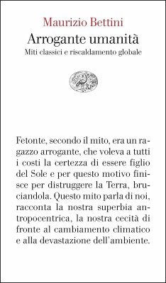 Cover Arrogante umanità. Miti classici e riscaldamento globale