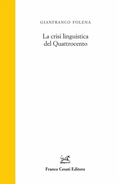Cover La crisi linguistica del Quattrocento