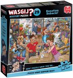 Jumbo 1110100513 - Wasgij Mystery 29, Spenden-Desaster, Comic-Puzzle, 1000 Teile