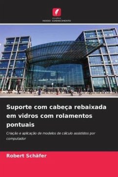 Cover Suporte com cabeça rebaixada em vidros com rolamentos pontuais