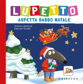 Lupetto aspetta Babbo Natale. Amico lupo