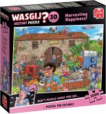 Jumbo 1110100514 - Wasgij Destiny 30, Harvesting Happiness, Glück ernten!, Comic-Puzzle, 1000 Teile