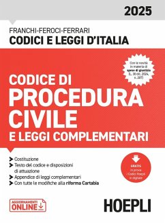 Codice di Procedura civile e leggi complementari 2025 - Franchi, Luigi; Feroci, Virgilio; Ferrari, Santo