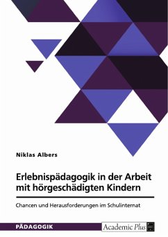 Cover Erlebnispädagogik in der Arbeit mit hörgeschädigten Kindern (eBook, PDF)