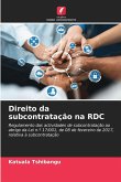 Direito da subcontratação na RDC
