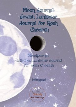 Cover Moon Journal: Bilingual Jewish Lunisolar Journal for Rosh Chodesh