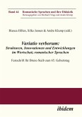 Variatio verborum: Strukturen, Innovationen und Entwicklungen im Wortschatz romanischer Sprachen (eBook, ePUB)