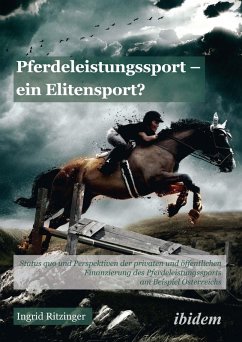 Cover Pferdeleistungssport - ein Elitensport? (eBook, ePUB)