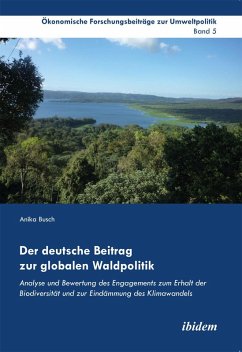 Cover Der deutsche Beitrag zur globalen Waldpolitik (eBook, ePUB)