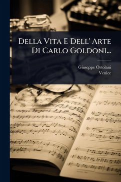 Cover Della Vita E Dell' Arte Di Carlo Goldoni...
