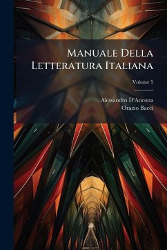 Cover Manuale Della Letteratura Italiana
