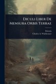 Diculi Liber De Mensura Orbis Terrae Diculi Liber De Mensura Orbis Terrae