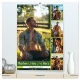 Muskeln, Heu und Herz - Sexy Männer vom Dorf (hochwertiger Premium Wandkalender 2026 DIN A2 hoch), Kunstdruck in Hochglanz