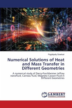 Cover Numerical Solutions of Heat and Mass Transfer in Different Geometries
