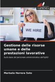 Gestione delle risorse umane e delle prestazioni lavorative