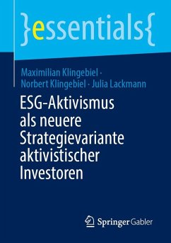 Cover ESG-Aktivismus als neuere Strategievariante aktivistischer Investoren