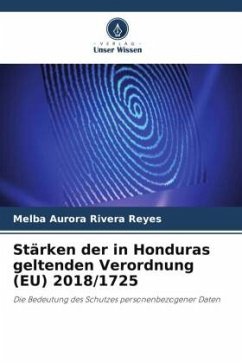 Cover Stärken der in Honduras geltenden Verordnung (EU) 2018/1725