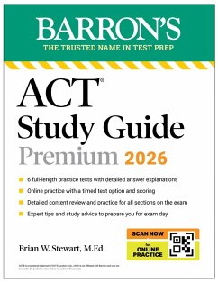 Cover ACT Study Guide Premium, 2026: 6 Practice Tests + Comprehensive Review + Online Practice