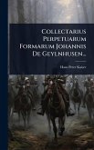 Collectarius Perpetuarum Formarum Johannis De Geylnhusen... Collectarius Perpetuarum Formarum Johannis De Geylnhusen...