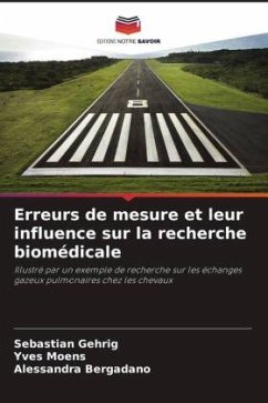 Cover Erreurs de mesure et leur influence sur la recherche biomédicale