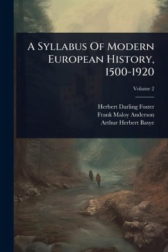 Cover A Syllabus Of Modern European History, 1500-1920