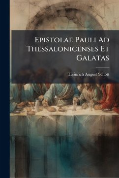 Cover Epistolae Pauli Ad Thessalonicenses Et Galatas